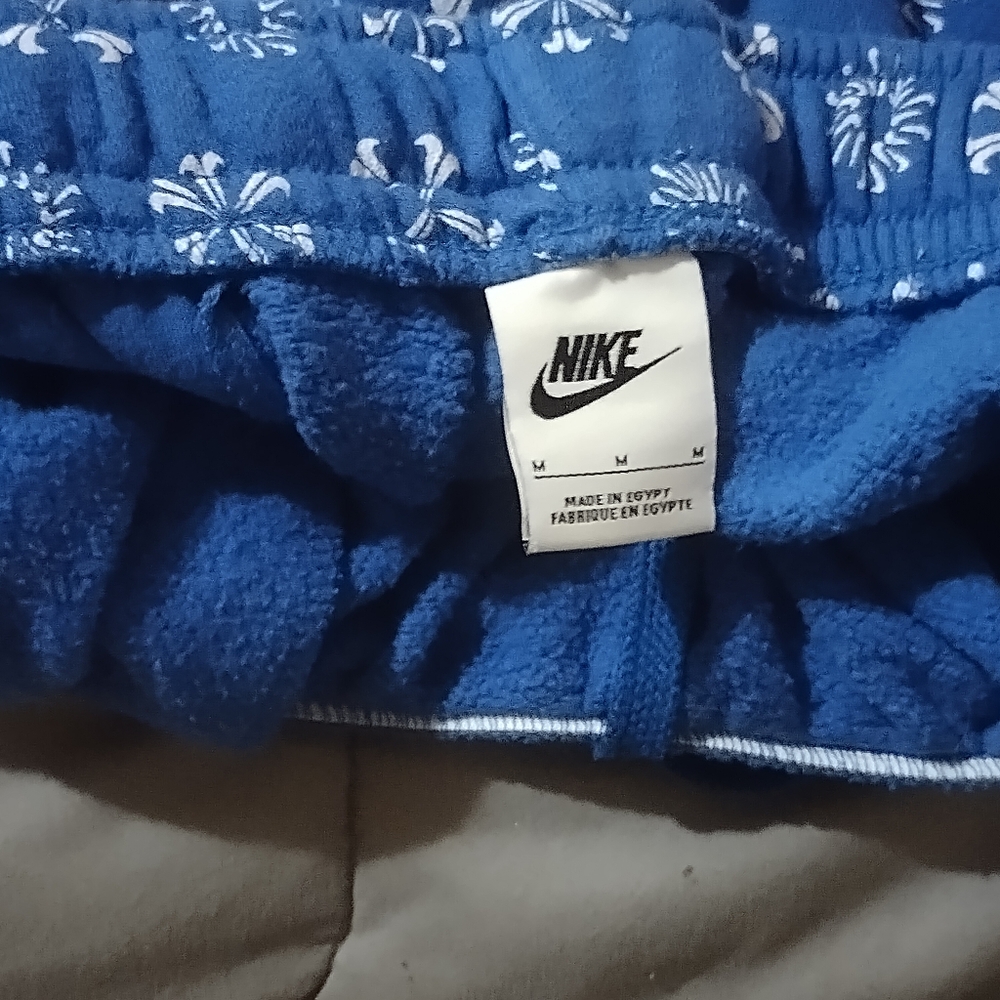 Nike Blue Floral Print Joggers